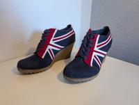 Schuhe mit Keilabsatz | Union Flag Optik | Größe 41 Osterholz - Ellener Feld Vorschau