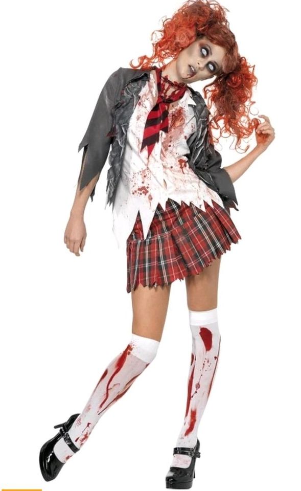 Zombie Schoolgirl Halloween Kostüm Damen gr. M in Düsseldorf