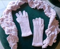 Winterset NEU Handschuhe Schal Strick Loop lila rosa flieder Sachsen - Schöpstal Vorschau