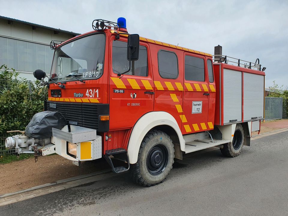 Iveco 75-16 Feuerwehr LF8 4x4 Allrad Camping Wohnmobil in Schneverdingen