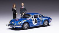 IXO Alpine Renault 1800S #18 1973 mit Figuren Modellauto 1:43 Hessen - Driedorf Vorschau