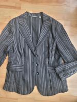 Dibari Blusen Blazer, silber/schwarz gestreift,  Gr. 42 Hessen - Bad Vilbel Vorschau