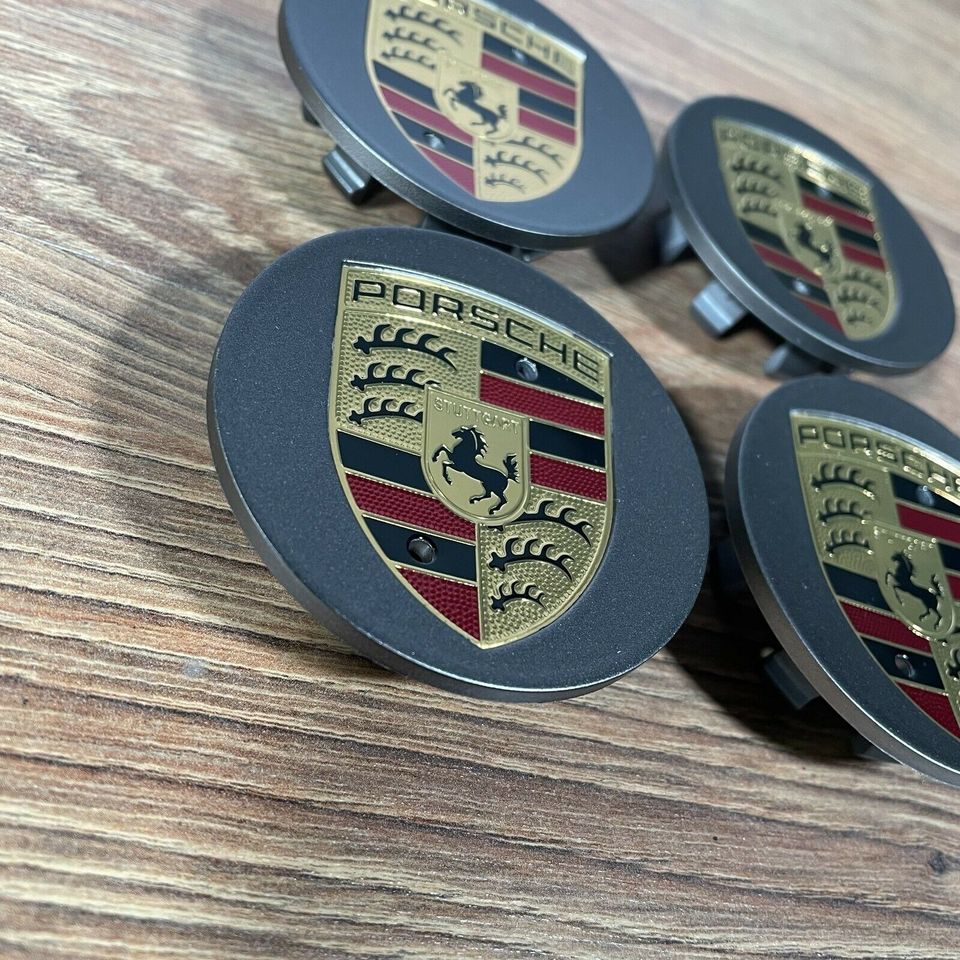 4 x original Porsche Macan Nabendeckel Deckel 65 mm Platinum in Holzwickede