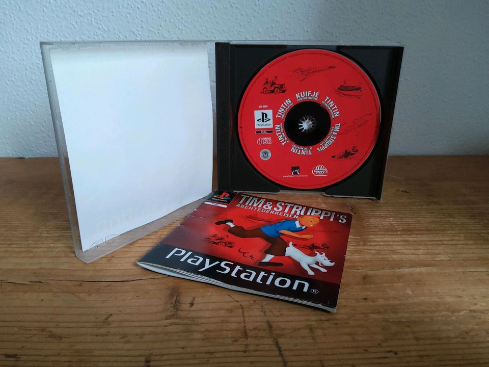 PS1,Tintin,Tim und Struppi,Rar,Sammler,Playstation, Retro,Herge in Augsburg