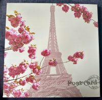 Magnettafel Paris Eiffelturm rosa Blüten Magnetwand 40x40 cm Düsseldorf - Pempelfort Vorschau