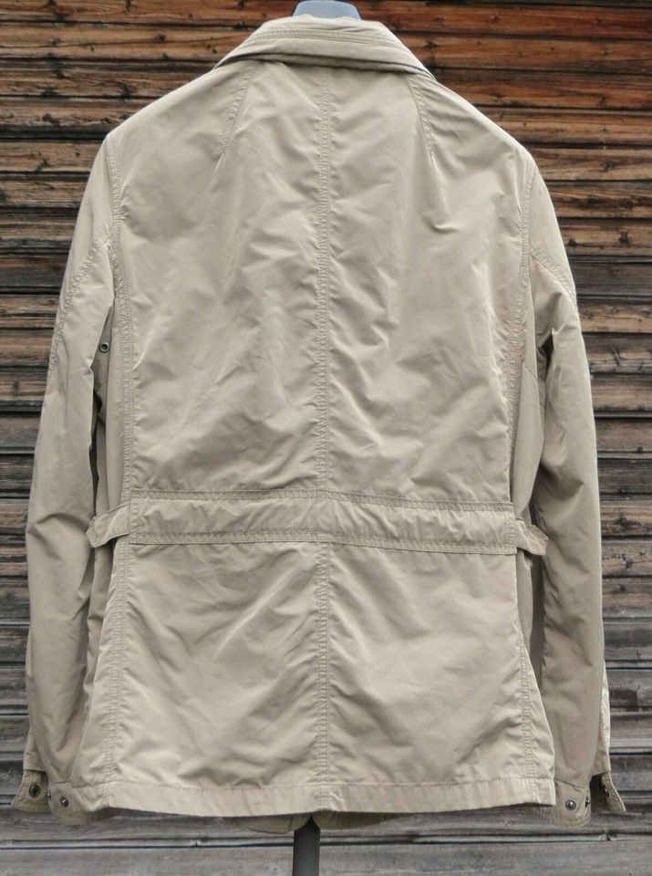 Herren Long-Jacke, Farbe beige, Größe 54, Marke Otto Kern in Buchloe