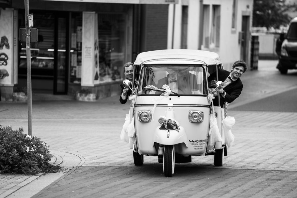 Ape Calessino - Hochzeitsauto - Hochzeitsfahrzeug - Event - miete in Bad Laer
