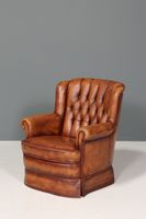 Wunderschöner Original Chesterfield echt Leder Sessel Englisch Herrensessel braun 1 von 2 Artikel-Nr.: B444 Berlin - Hohenschönhausen Vorschau