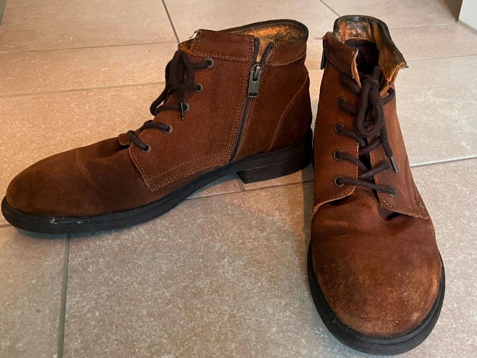 Stiefel - Selected Homme - braun, Größe 45 - Wildleder in Oldenburg