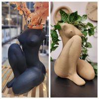 Figur Frau Torso Vase Nackt Deko Polyresin 37cm  NEU Niedersachsen - Bissendorf Vorschau