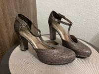 Tamaris Pumps High Heels, silber glitzer | Riemchen |Spangenpumps Kiel - Ravensberg-Brunswik-Düsternbrook Vorschau
