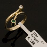 Ring aus 333er Gold 8kt Gelbgold Damenring Goldring 17,5/55 200€* Niedersachsen - Barßel Vorschau
