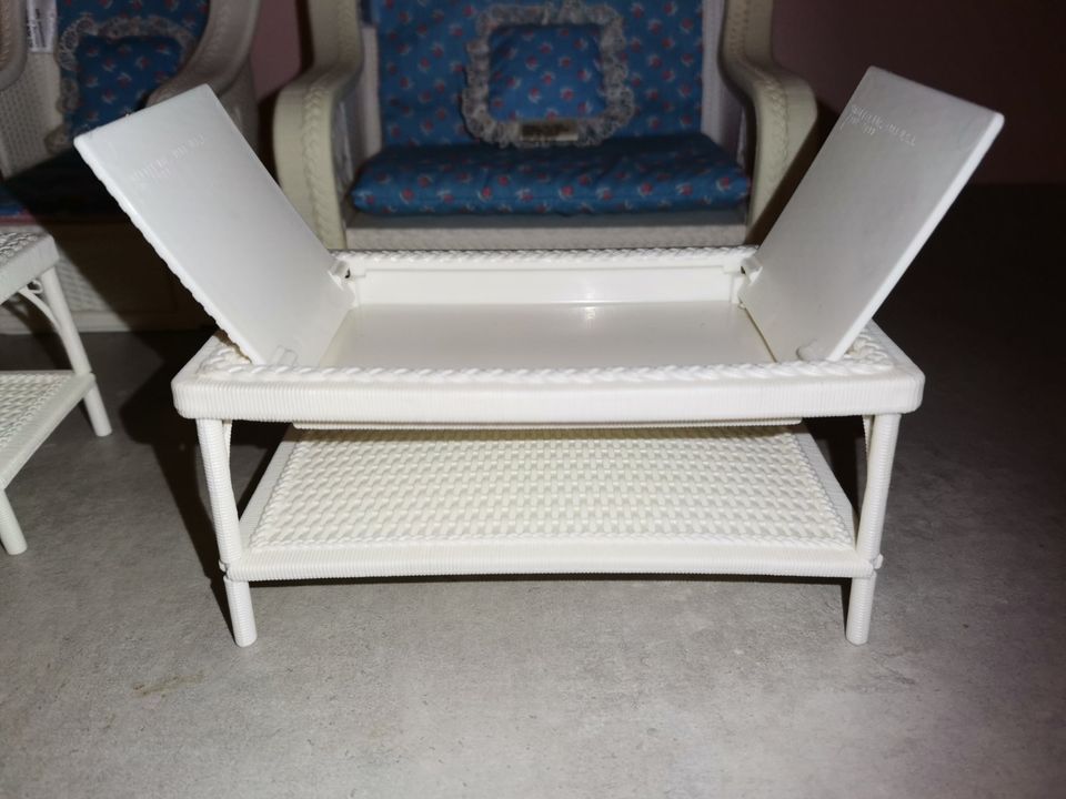 BARBIE Rattan Deluxe Set, Möbel, 80er, Puppenmöbel, Vintage in Hamersleben