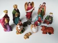 Krippenfiguren Set 12 cm 11 Stück Krippe Weihnachtskrippe Figuren Stuttgart - Stuttgart-Mitte Vorschau