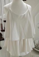Volant Sommer Bluse Top weiß romantisch Hängerchen M 36 38 Neu Niedersachsen - Helmstedt Vorschau
