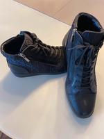 Calvin Klein High Top Sneakers Leder Sachsen-Anhalt - Quedlinburg Vorschau