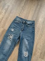 Shein Jeans Mumjeans xs/34 blau ripped Löcher Niedersachsen - Hanstedt Vorschau