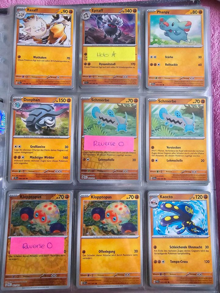 142 Pokemon Karten aus Paldeas Schicksal Booster EX, Shiny, Holo in Kaufering