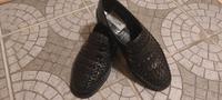 Taylor Herren Schuhe Hand Made Echtleder perforiert schwarz 43 Dortmund - Scharnhorst Vorschau