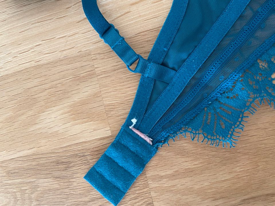 Lingerie türkis Unterwäsche Set Slip und BH Hunkemöller in Rostock