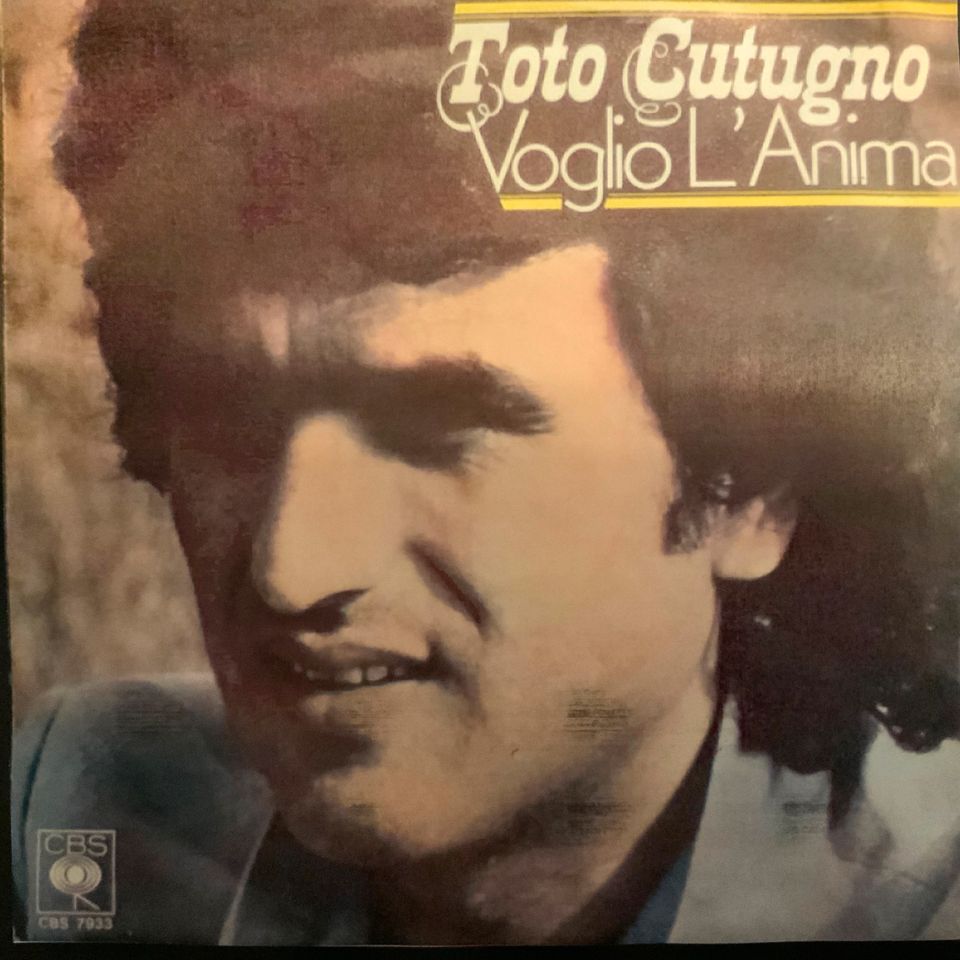 Toto Cutugno / Voglio L‘Anima, Single, Vinyl in Freiburg im Breisgau