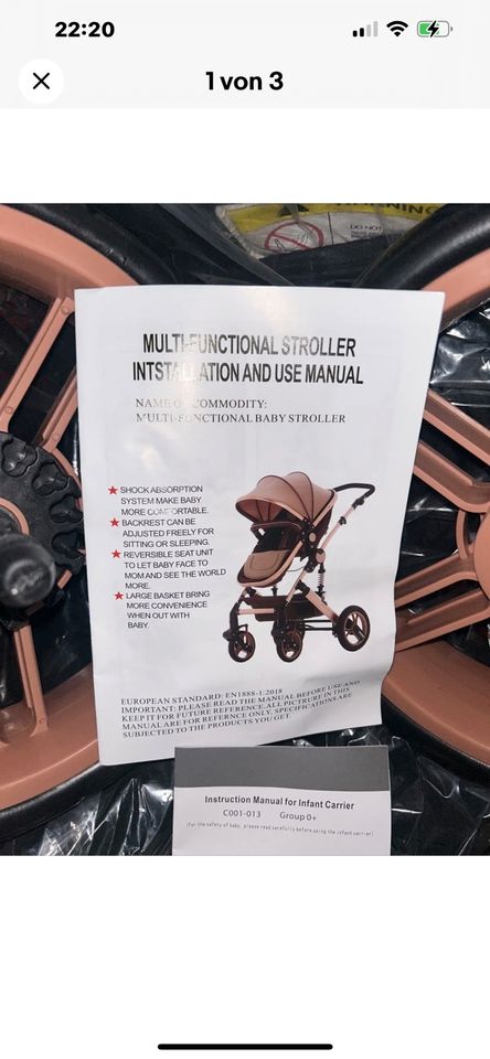 Multi-Functional Stroller (Verwandelbarer Kinderwagen) NEU IN OVP in Hamburg