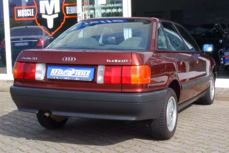 Audi 80 B3 Turbodiesel ROSTFREI H - Kennzeichen Klima in Erfurt