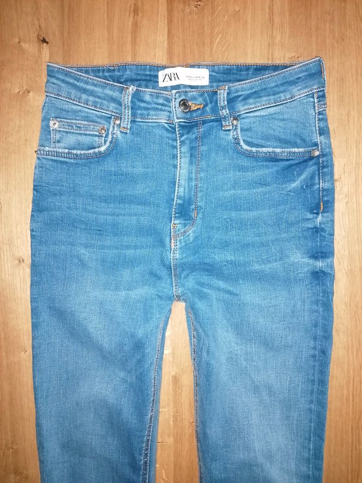 Zara M 38 Jeans Hose Skinny mit Elastane blau in Pfeffenhausen