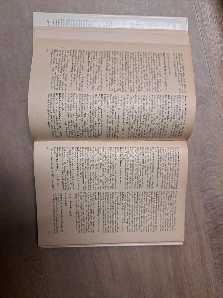 Gaststätten und Hotelküche DDR Buch Rezepte Kalte und warme Küche in Mönchenholzhausen