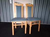 Zwei Stühle Buche blau Niedersachsen - Ritterhude Vorschau