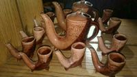Karaffe Set mit 6 Schnaps Pinchen Keramik neu Nordrhein-Westfalen - Oberhausen Vorschau