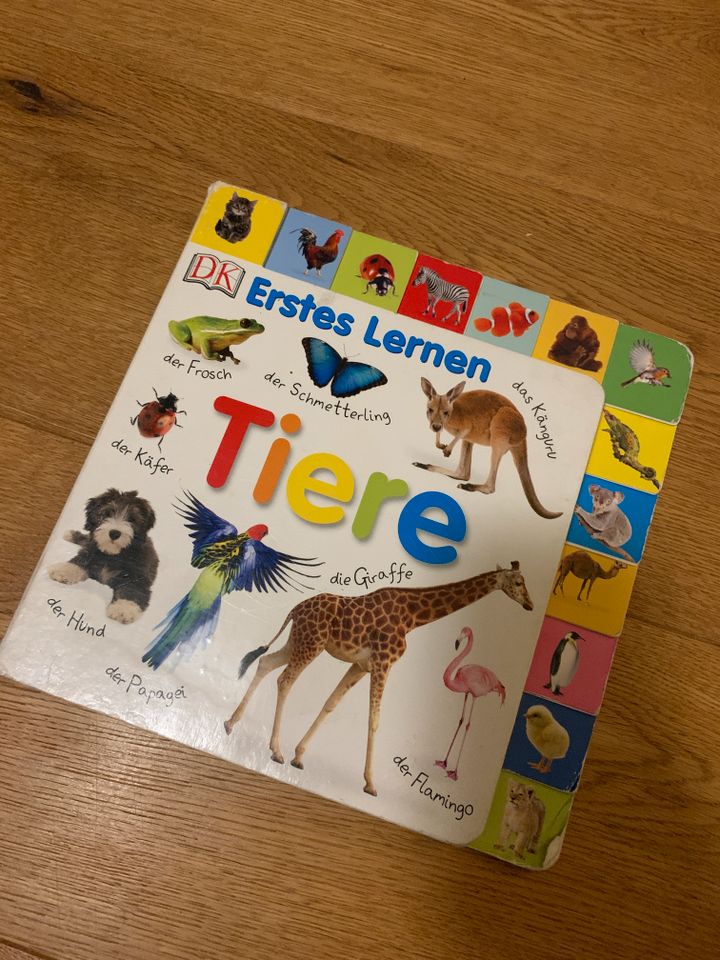Buch für Kinder Babys Erstes Lernen Tiere in Jena