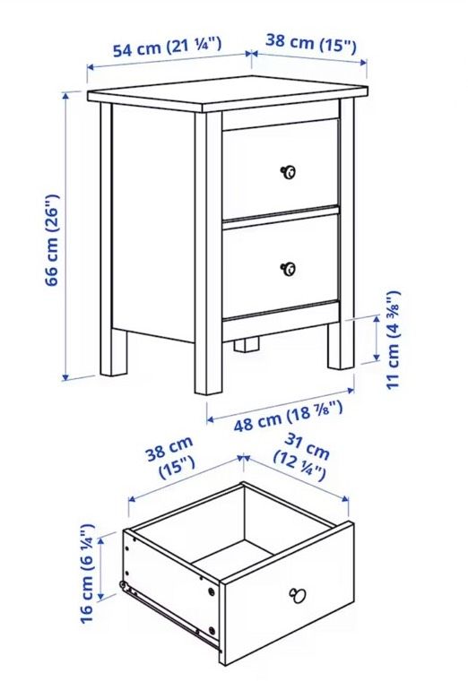 Ikea Hemnes Nachttisch in Düsseldorf