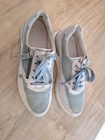 Gabor Comfort Sneaker Größe 6 1/2 Velour, Farbe jade/,white Nordrhein-Westfalen - Bornheim Vorschau