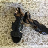 Schwarze Riemchensandalen von 5th Avenue in Größe 38. Saarland - Neunkirchen Vorschau