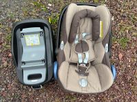 Maxi Cosi beige inkl. ISO Fix Station Bayern - Hösbach Vorschau