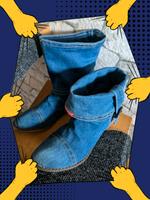 Jeans Stiefeletten 39 Sachsen - Kurort Seiffen Vorschau