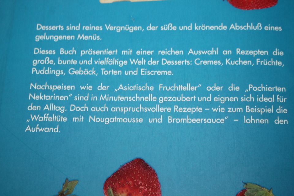 Großes Kochbuch Nachtisch Das große Buch der Desserts h.f.ullman in Hamburg