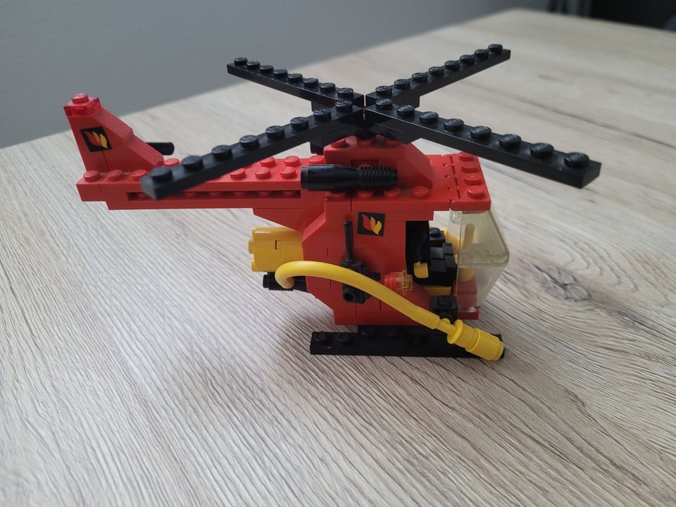 Lego Legoland 6685 Feuerwehr Hubschrauber Feuer Copter original in Bernhardswald