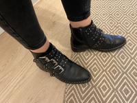 Ankle Boots Stiefeletten Stiefel schwarz Nieten Schnallen Asos 39 Nürnberg (Mittelfr) - Mitte Vorschau