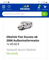 Scheibenabdeckung Isoliermatte für Wohnmobil Fiat Ducato Hessen - Eschwege Vorschau