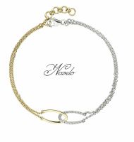 Navelo Ankerarmband 2-reihig 2,1mm 18 Diamanten 585 Gold 19,5 cm Niedersachsen - Diepenau Vorschau