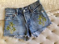 Wie neu! LEVI‘S 501 Jeans Shorts blau Palmen Gr. W 25 Baden-Württemberg - Neckargemünd Vorschau