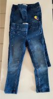 2 Jeggings gr 98 blau mit Applikationen pocopiano Niedersachsen - Braunschweig Vorschau