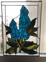 Tiffany Fensterbild Blauer Fingerhut ca. 30x40 Altona - Hamburg Ottensen Vorschau