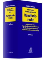 Binder/Vesting Beckscher Kommentar zum Rundfunkrecht 5. Aufl 2024 Hamburg - Altona Vorschau