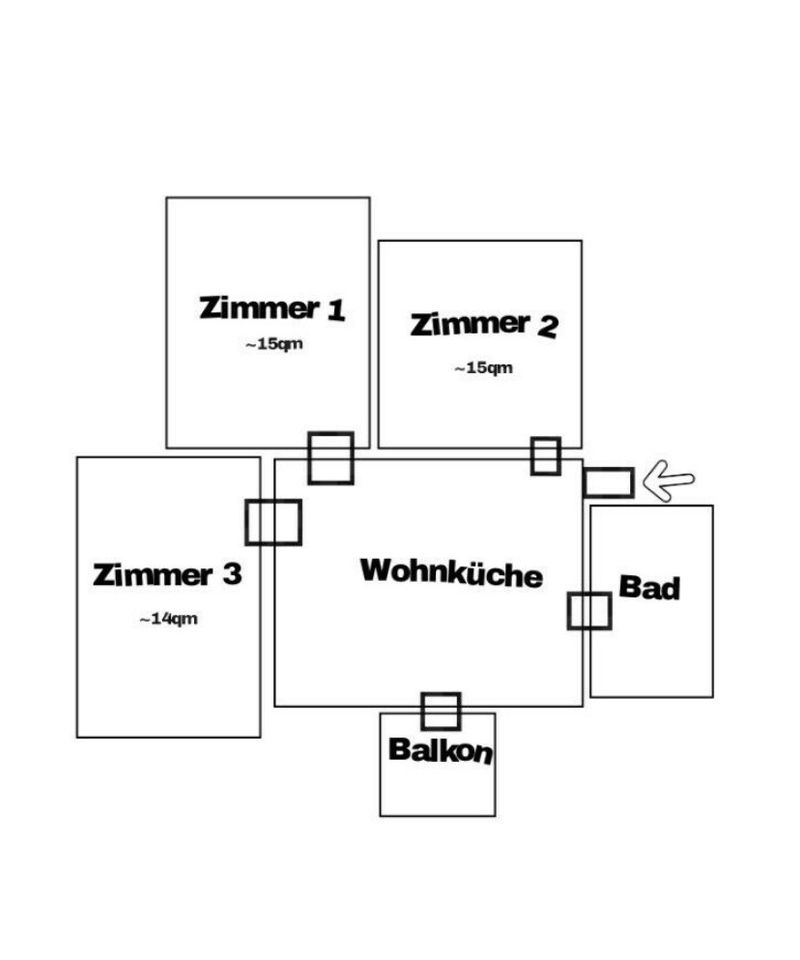 TAUSCH/SWAP 4 Zimmer Whg gegen 2-3 Zimmer Whg in Berlin