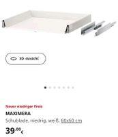 Ikea Maximera Schublade niedrig, 60x60 + Front + Griff Essen - Bredeney Vorschau