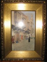 Maler Adolfo Scarselli Orientalist Aquarell Kairo Anfang 20. Jh. Rostock - Stadtmitte Vorschau