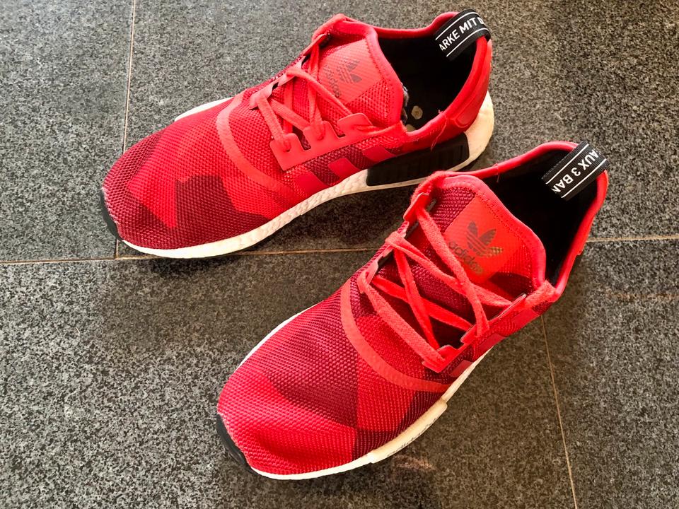 ADIDAS NMD R1 SPORTSCHUHE Gr.44 2 3 43 10 rot Camouflage TOPP in Thuringen Erfurt kleinanzeigen